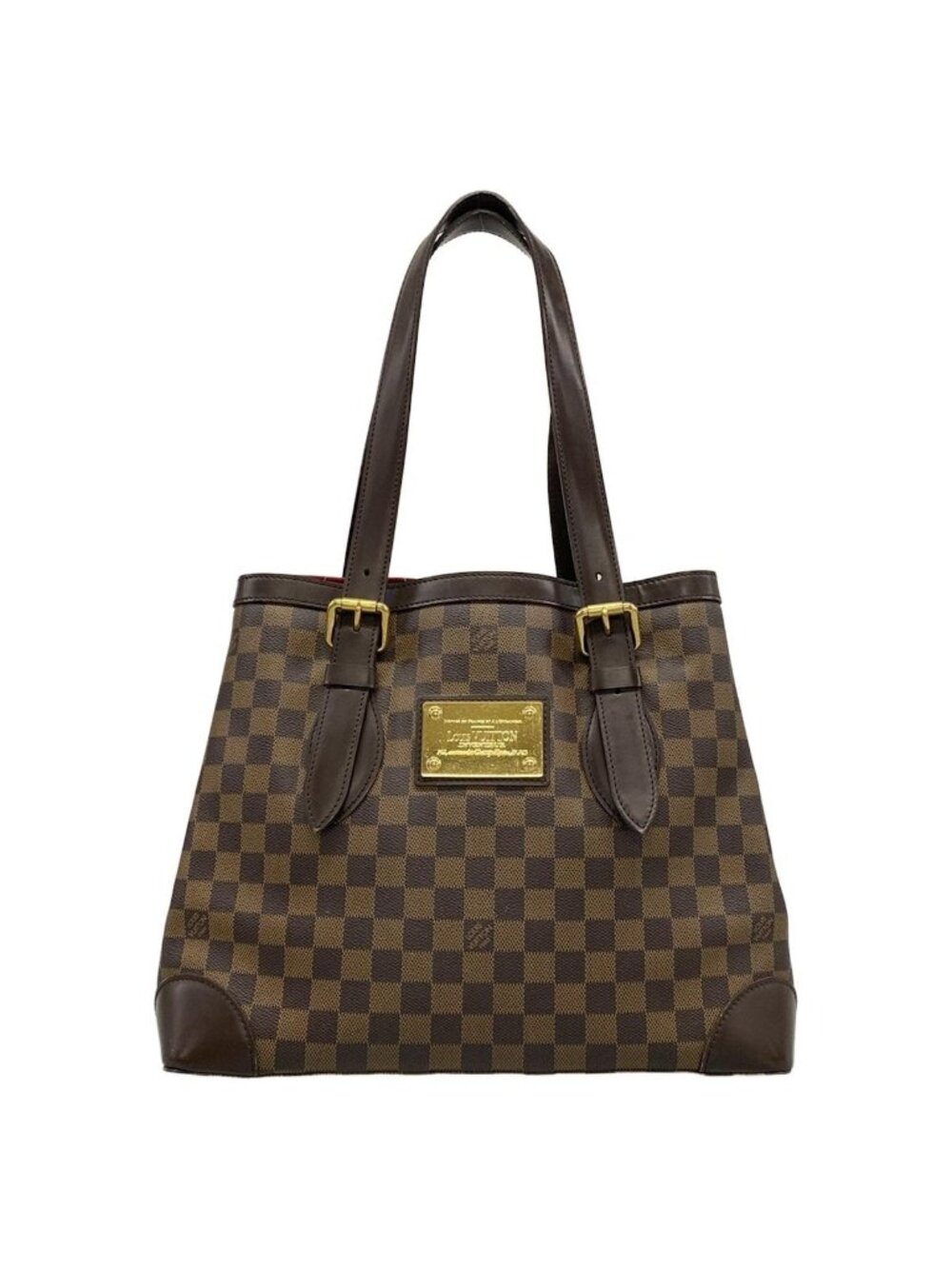 Louis Vuitton Shoulder Bag Damier Hampstead MM Ebene